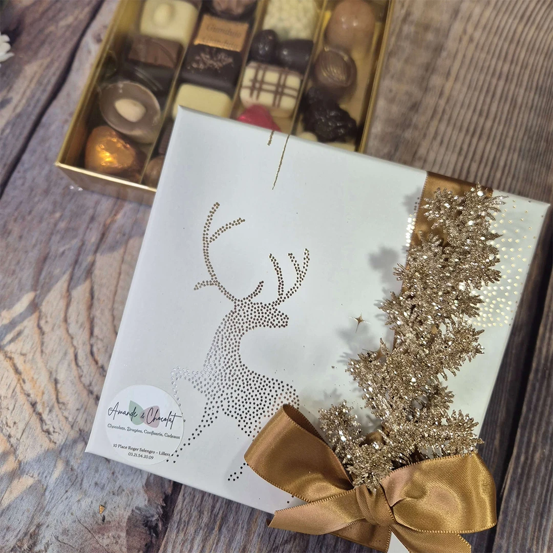Chocolat artisanal - Amande & Chocolat - Chocolaterie - Lillers - cadeau - noël -